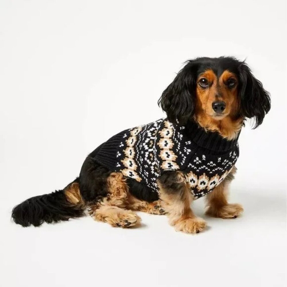 LOFT Fair Isle Dog Sweater NEW